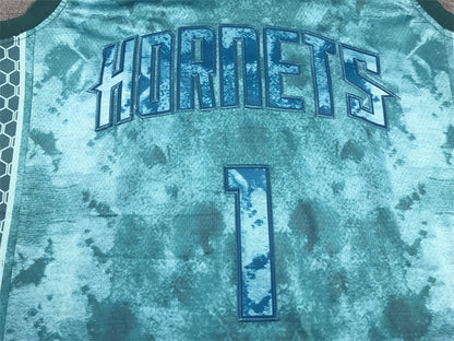 Men's Charlotte Hornets LaMelo Ball #1 Teal Select Series Swingman jersey1
