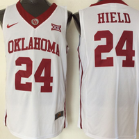 Men's Oklahoma Sooners Buddy Hield #24 White Player Game Jersey