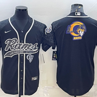 Men's Los Angeles Rams Black RFLCTV Limited Jersey1
