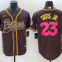 Men's San Diego Padres Fernando Tatis Jr. #23 Brown Replica Team Jersey1 Joint Edition