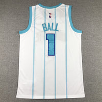 Men's Charlotte Hornets LaMelo Ball #1 White 2022/23 Swingman jersey1 - Association Edition