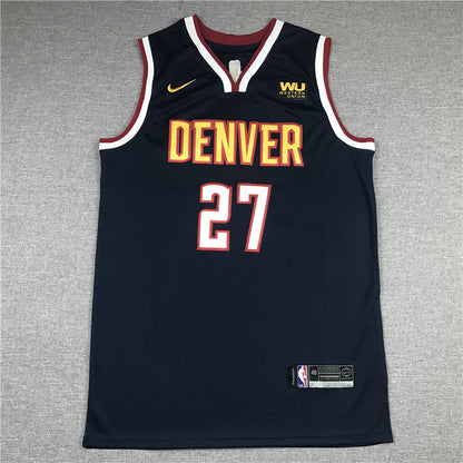 Men's Denver Nuggets Jamal Murray Navy 2020/21 Swingman Player Jersey1