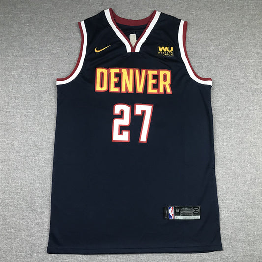 Men's Denver Nuggets Jamal Murray Navy 2020/21 Swingman Player Jersey1