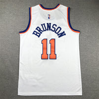 Men's New York Knicks Jalen Brunson #11 White Swingman Jersey1 - Association Edition