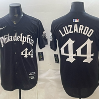 Men's Philadelphia Phillies Jesus Luzardo #44 Black Limited Player Jersey