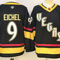 Men's Vegas Golden Knights Jack Eichel #9 Fanatics Black Breakaway Player Jersey