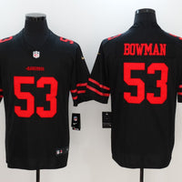 Men's San Francisco 49ers Navoro Bowman #53 Black Game Jersey1