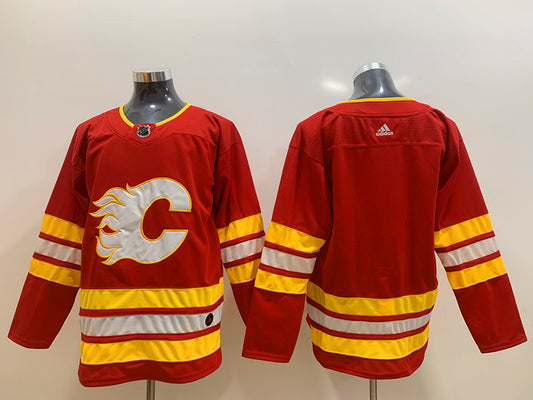 Men's Calgary Flames Red Home Breakaway Blank Jersey1