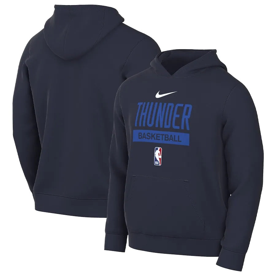 Men's Oklahoma City Thunder 2022/23 Spotlight On-Court Practice Performance Pullover Hoodie