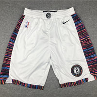 Men's Brooklyn Nets White City Edition Basketball Shorts1