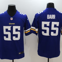 Men's Minnesota Vikings Anthony Barr #55 Purple Game Jersey1