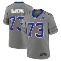 Men's Buffalo Bills Dion Dawkins #73 Gray Nickel City Game Jersey