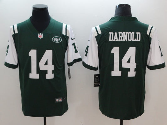 Men's New York Jets #14 Sam Darnold Green Game Jersey1