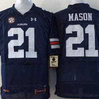 Men's Auburn Tigers Tre Mason #21 Navy Player Game Jersey
