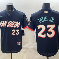 Men's San Diego Padres Fernando Tatis Jr. #23 Obsidian 2026 City Connect Stadium Jersey