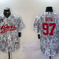 Men's San Francisco 49ers Nick Bosa #97 Arctic Camo Salute to Service Limited Jersey1
