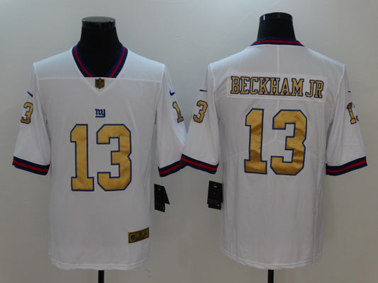 Men's New York Giants Odell Beckham Jr. #13 White Player Game Jersey1