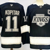 Men's Los Angeles Kings Anze Kopitar #11 Black Breakaway Player Jersey