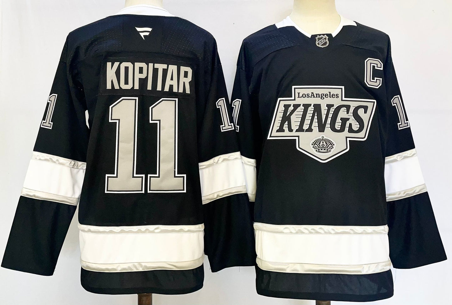 Men's Los Angeles Kings Anze Kopitar #11 Black Breakaway Player Jersey