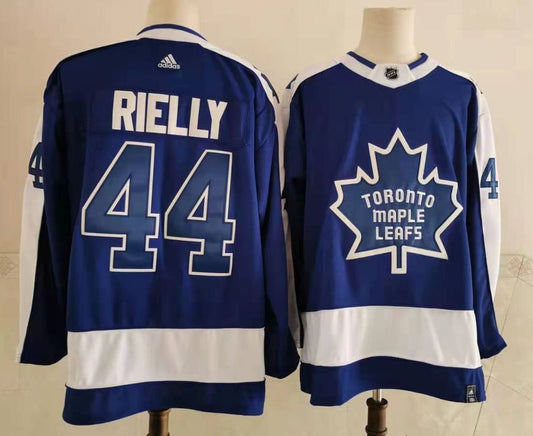 Men's Toronto Maple Leafs Morgan Rielly #44 Blue Breakaway Player Jersey1