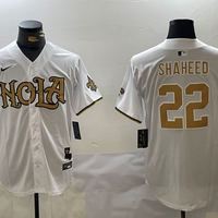 Men's New Orleans Saints Rashid Shaheed #22 White Player Jersey1