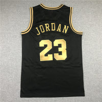 Men's Chicago Bulls Michael Jordan 1997-98 Black Hardwood Classics Swingman Jersey1