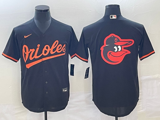 Men's Baltimore Orioles Black Alternate Replica Player Jersey1