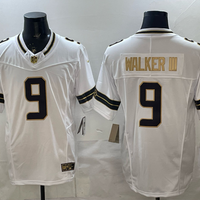 Men's Seattle Seahawks Kenneth Walker III #9 White Player Game Jersey