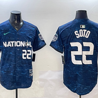 Men's National League Juan Soto #22 Navy 2023 MLB All-Star Game Limited Player Jersey1