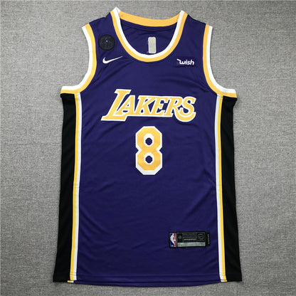 Men's Los Angeles Lakers Kobe Bryant #8 Purple Swingman Player Jersey1