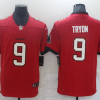 Men's Tampa Bay Buccaneers Joe Tryon #9 Red Game Jersey1