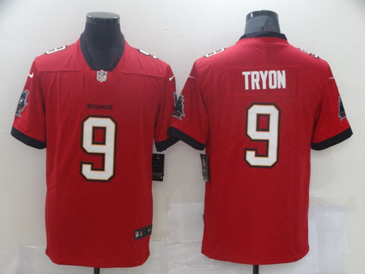 Men's Tampa Bay Buccaneers Joe Tryon #9 Red Game Jersey1