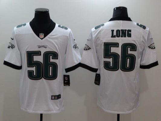 Men's Philadelphia Eagles Chris Long #56 White Game Jersey1