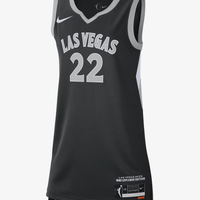 Men's Las Vegas Aces A¡¯Ja Wilson #22 Black Player Jersey