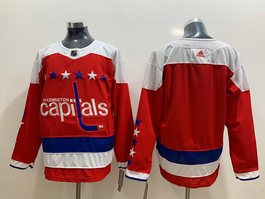 Men's Washington Capitals Red Breakaway Player Blank Jersey1