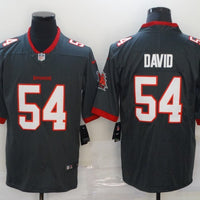 Men's Tampa Bay Buccaneers Lavonte David #54 Gray Game Jersey1
