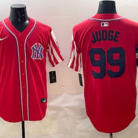 Men's New York Yankees Aaron Judge #99 Red Limited Player Jersey