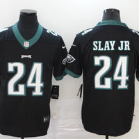 Men's Philadelphia Eagles Darius Slay Jr. #24 Black Game Jersey1