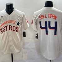 Men's Houston Astros Still Tippin #44 White Replica Player Jersey