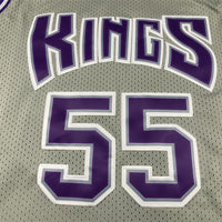 Men's Sacramento Kings Jason Williams #55 Gray 2000/01 Hardwood Classics Swingman Jersey1
