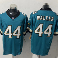 Men's Jacksonville Jaguars Travon Walker #44 Teal Alternate Game Jersey