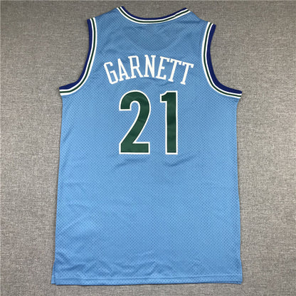 Men's Minnesota Timberwolves Kevin Garnett Hardwood Classics Swingman Jersey1