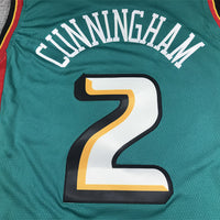 Men's Detroit Pistons Cade Cunningham #2 Teal 2022/23 Swingman Jersey1 - Classic Edition