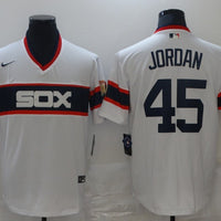 Men's Chicago White Sox Michael Jordan #45 White Stitched Jersey1