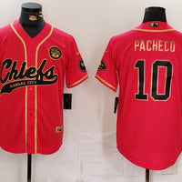 Men's Kansas City Chiefs Isiah Pacheco #10 Red Player Game Jersey1