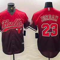 Men's Chicago Bulls Michael Jordan #23 Red City Connect Limited Player Jersey