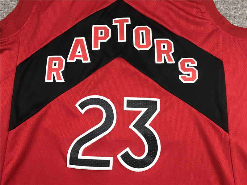 Men's Toronto Raptors Fred VanVleet Red 2021/22 Diamond Swingman Jersey1