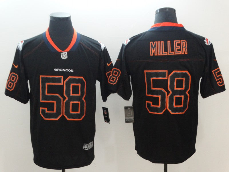 Men's Denver Broncos Von Miller #58 Black Game Jersey1