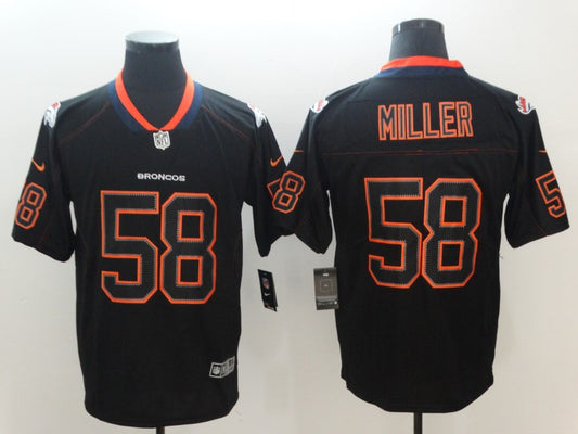 Men's Denver Broncos Von Miller #58 Black Game Jersey1