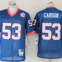 Men's New York Giants Harry Carson Mitchell & Ness Royal Legacy Replica Jersey1